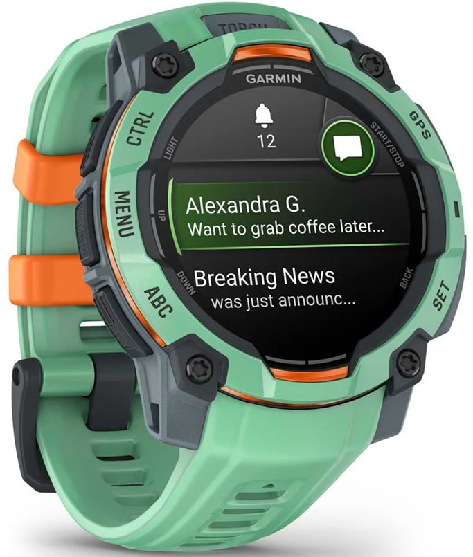 Смарт-часы Garmin Instinct 3, 45mm, AMOLED, Neo Tropic Bezel w/Neo Tropic Band (010-02936-01) - Фото 1