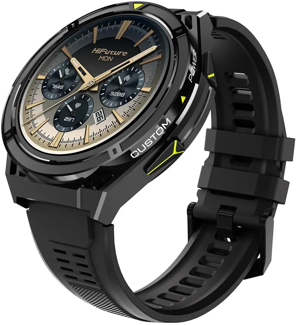Смарт-часы HiFuture active.black-yellow - Фото 1