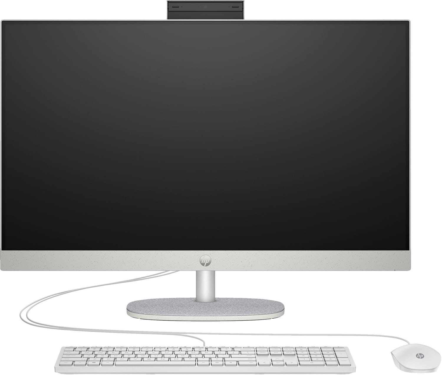 Комп'ютер-моноблок HP 27-cr1010ua (AE0Q1EA) Shell White - Фото 1