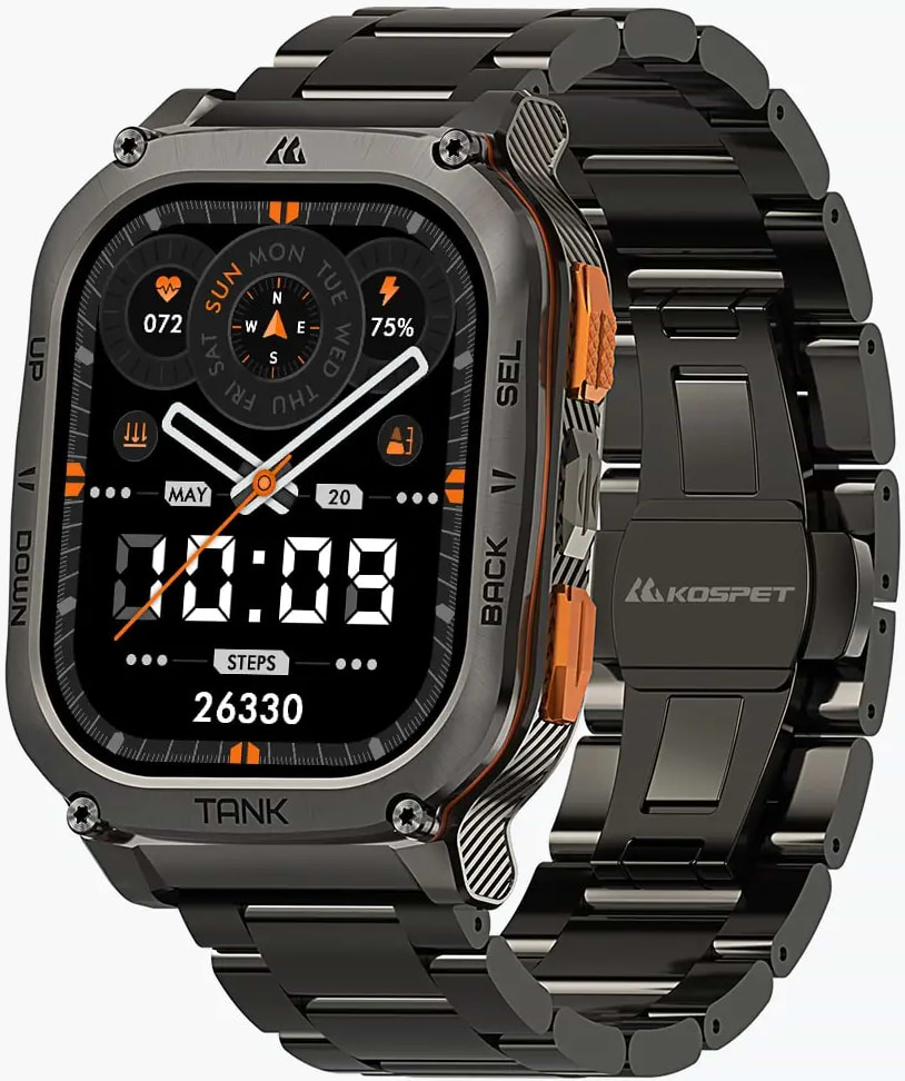 Смарт-часы KOSPET TANK M3 ULTRA SE Black - Фото 1