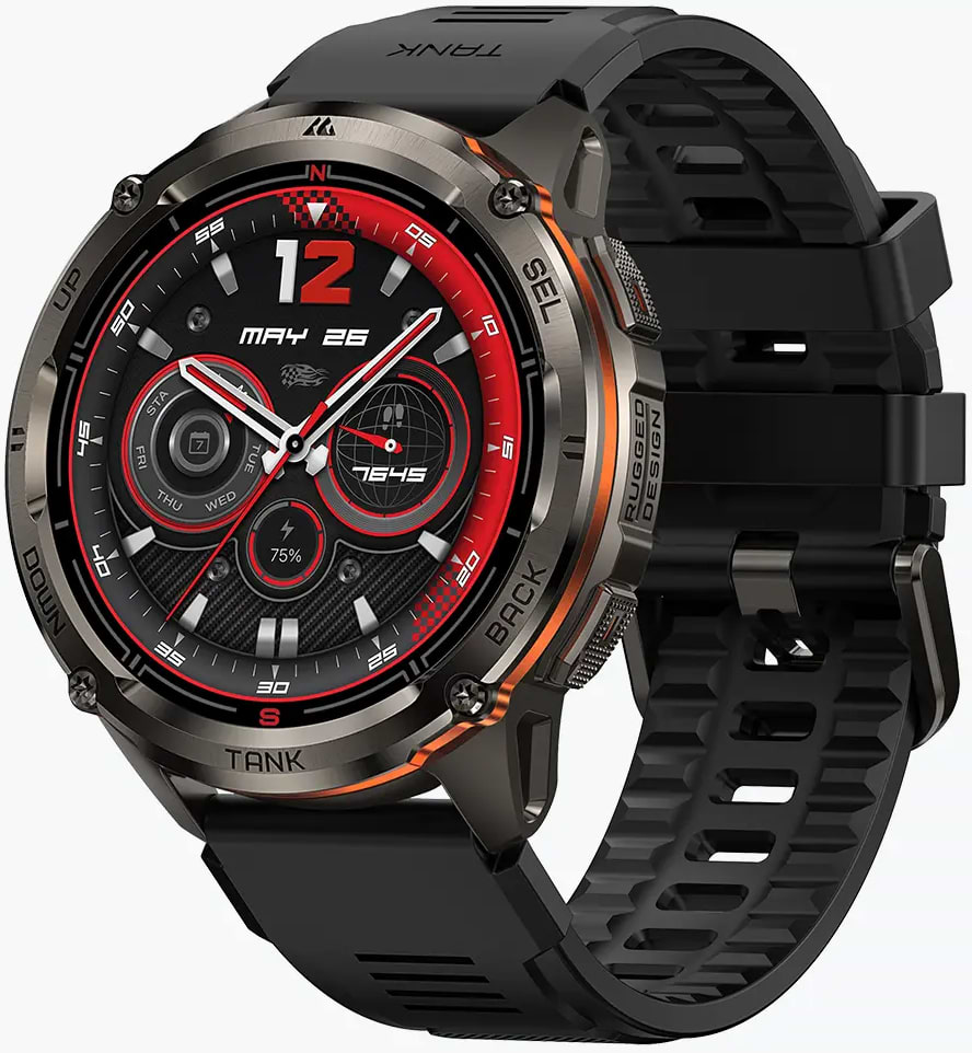 Смарт-часы KOSPET TANK T3 ULTRA 2 Black - Фото 1
