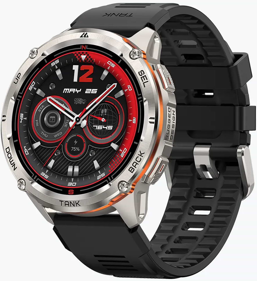 Смарт-часы KOSPET TANK T3 ULTRA 2 Silver - Фото 1