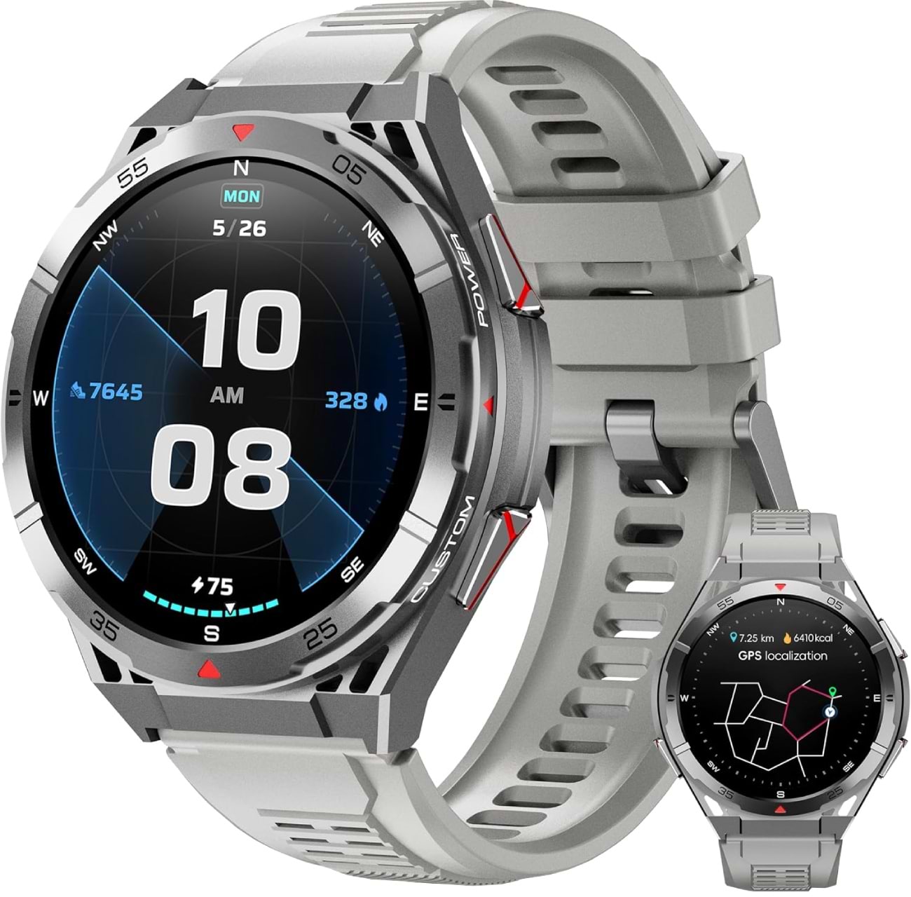 Смарт-часы OUKITEL BT12 Grey - Фото 1