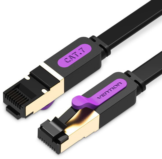 Кабель патч-корд Vention CAT7 SSTP Ethernet, 5 m Black (ICDBJ)