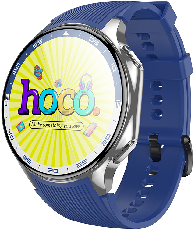 Смарт-часы HOCO Y24 AMOLED Smart sports watch (call version) Silver (6942007641012) - Фото 1