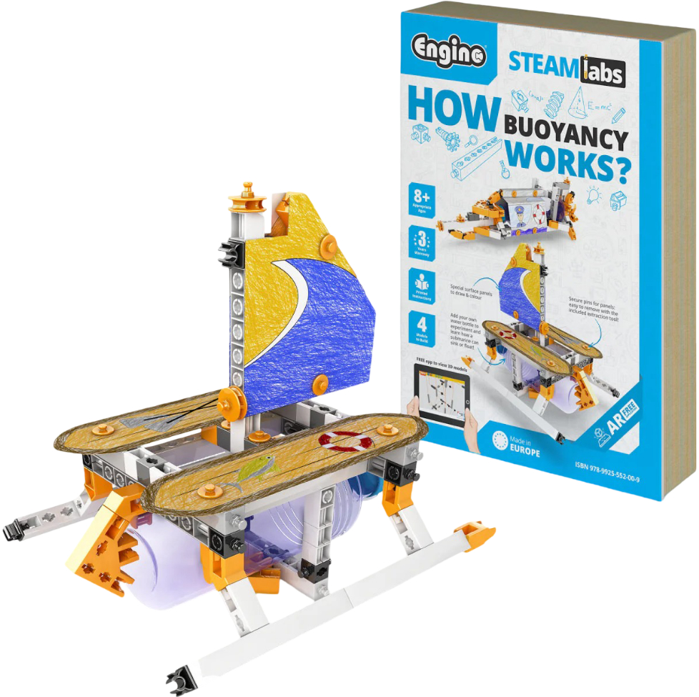 Пластиковый конструктор Engino Stem Как работает морское судно (STL25)