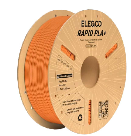 Нитка для PLA-картриджа Elegoo 1.75 мм 1 кг Orange (50.203.0120)