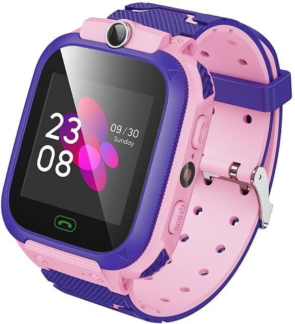 Детские часы HOCO Y105 36mm. 400 mAh children phone watch Pink (6942007658652)