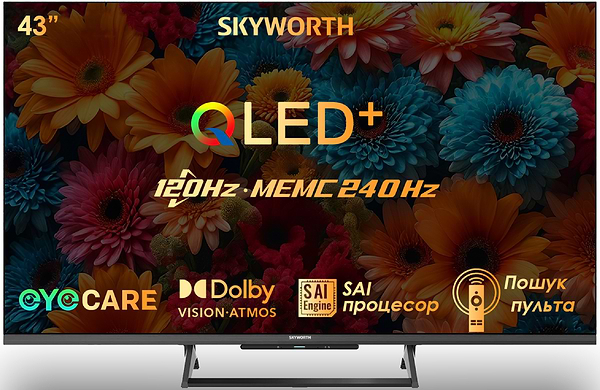 Фото - Телевізор Skyworth 43Q66PRO Фото - Телевізор Skyworth 43Q66PRO