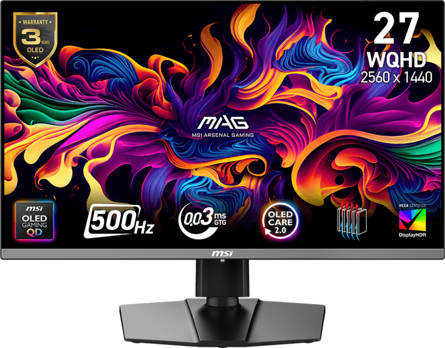 Монітор MSI MAG 272QP QD-OLED X50 - Фото 1