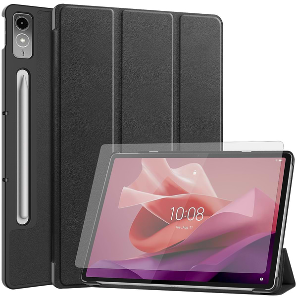 Фото - Чехол для планшета AIRON Premium for Lenovo Tab P12 с защитной пленкой и салфеткой Black (4822352781107)