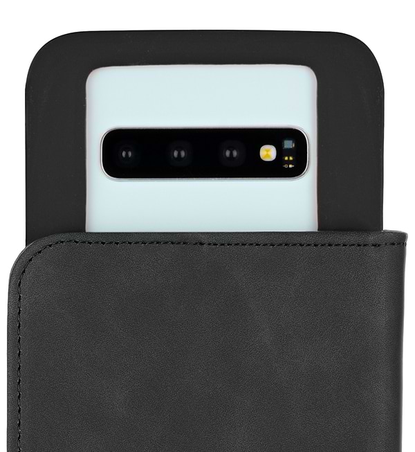 Фото - Чохол для смартфону 2E Basic  4.5-5'' Eco Leather Smoky Black (2E-UNI-4.5-5-HDST-SBK)