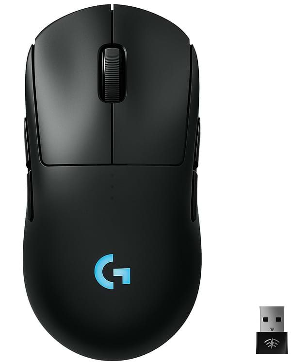 Фото - Миша бездротова ігрова Logitech G Pro 2 LightSpeed Wireless/USB Black + оновлений приймач 8kHz (991-000559)