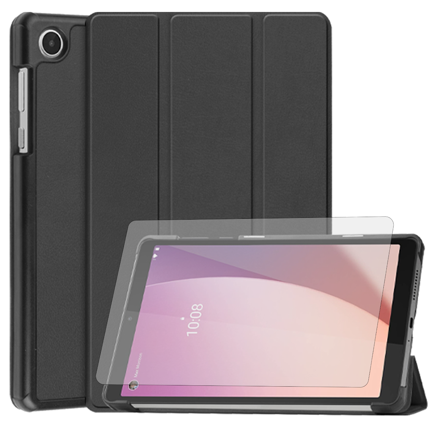 Чехол для планшета AIRON Premium for Lenovo Tab M8 4th Gen (TB-300FU) с защитной пленкой и салфеткой Вlack (4822352781092)