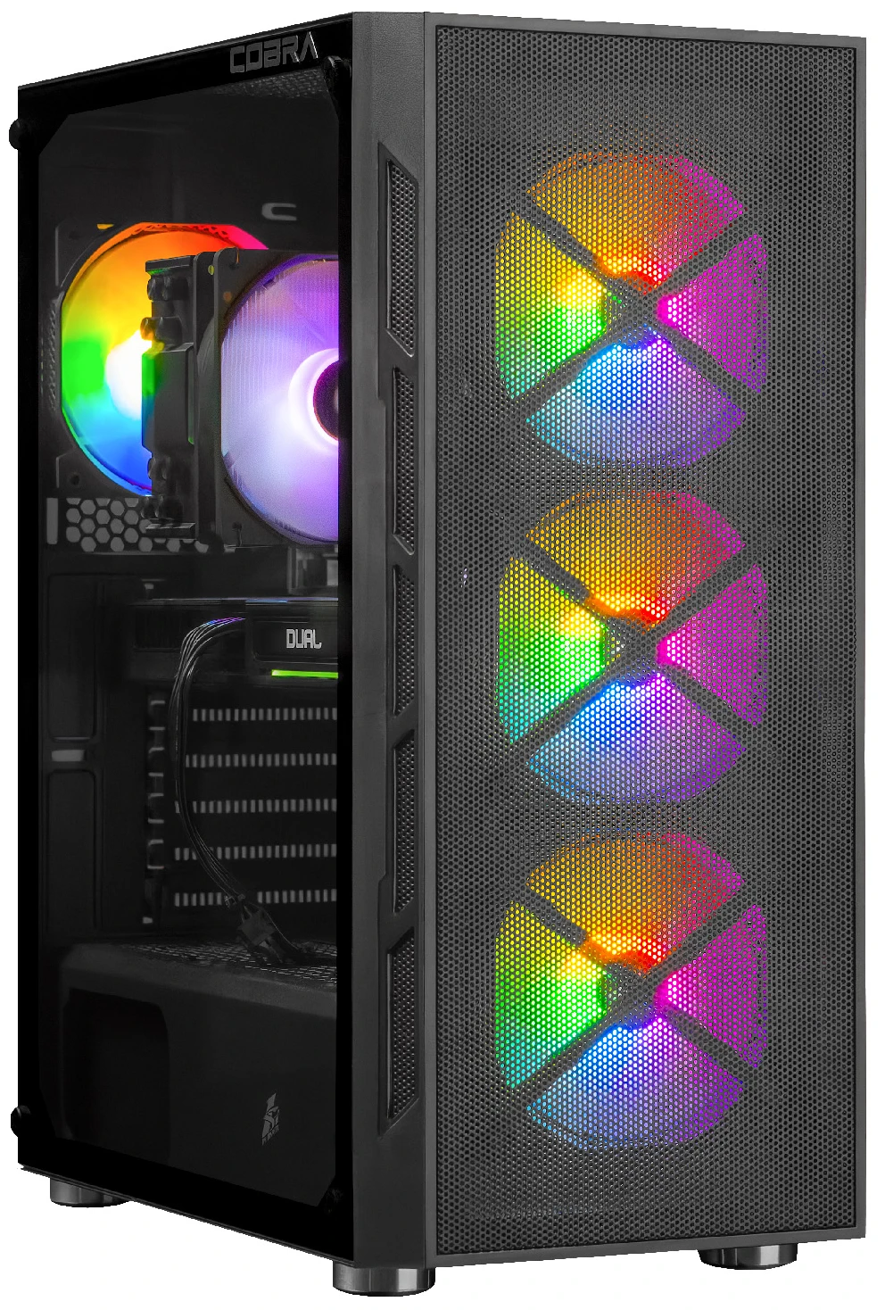 Системный блок Cobra Go RX 9060 XT / Ryzen 5 5600X / RAM 32GB / SSD 500GB / Win 11 (R5G23612)