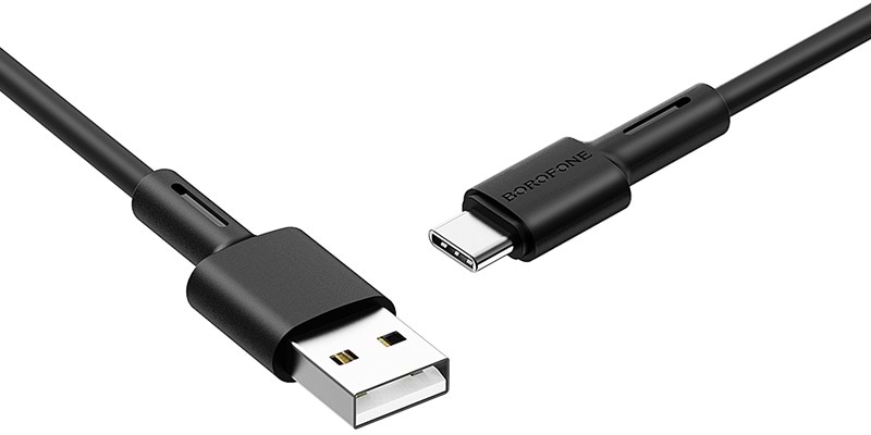 Кабель BOROFONE BX31 USB to Type-C 3A, 1m Black (6931474710390)