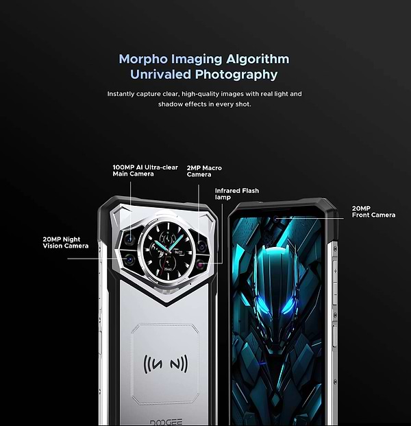 Фото - Смартфон Doogee S200 12/256 Silver