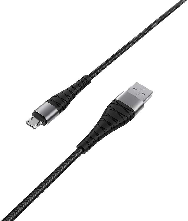 Фото - Кабель синхронизации данных BOROFONE BX32 USB to Micro 2.4A, 1m Black (6931474710437)