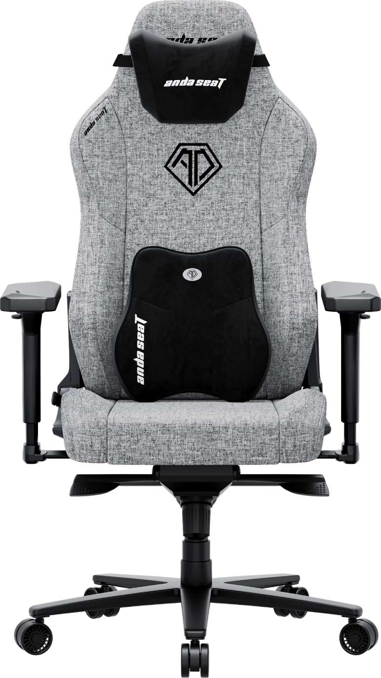Кресло для геймеров Anda Seat Phantom 3 XL Gray Fabric (AD18XL-52-G-F-G01) - Фото 1