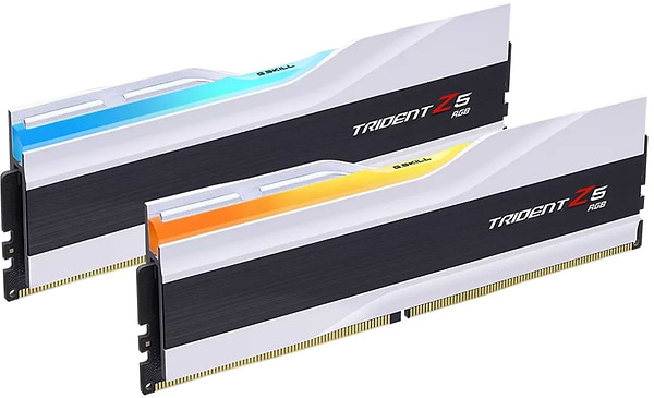 Фото - Память DDR G.Skill Trident Z5 RGB White DDR5-6400 32GB (F5-6400J3239G16GX2-TZ5RW) Фото - Память DDR G.Skill Trident Z5 RGB White DDR5-6400 32GB (F5-6400J3239G16GX2-TZ5RW)