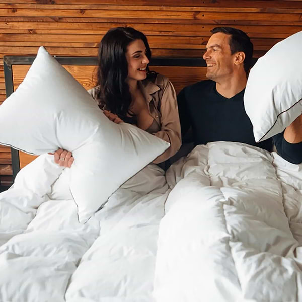 Фото - Подушка стандартна MirSon De Luxe Hand Made №635 з евкаліптом Висока 40х60 (2200000852021)