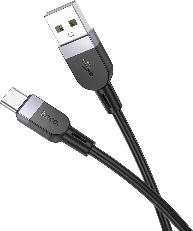 Кабель HOCO X109 Energy silicone charging data cable Type-C (L=1M) Black (6942007636247)