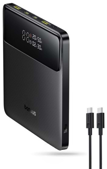 Батарея мобільна Baseus Blade H1 Lite 20000 mAh 100W QC PD Black (P10021604123-00) - Фото 1