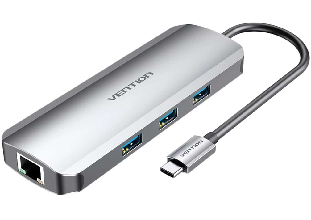 Хаб USB Vention USB3.1 Type-C - HDMI/USB-C/USB (TOMHB)