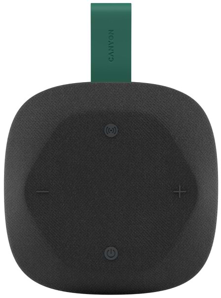 Фото - Портативна акустика Canyon HEXAGON 10 TWS 8W IPX5 Black Green (CNE-CBTSP10BG) Фото - Портативна акустика Canyon HEXAGON 10 TWS 8W IPX5 Black Green (CNE-CBTSP10BG)