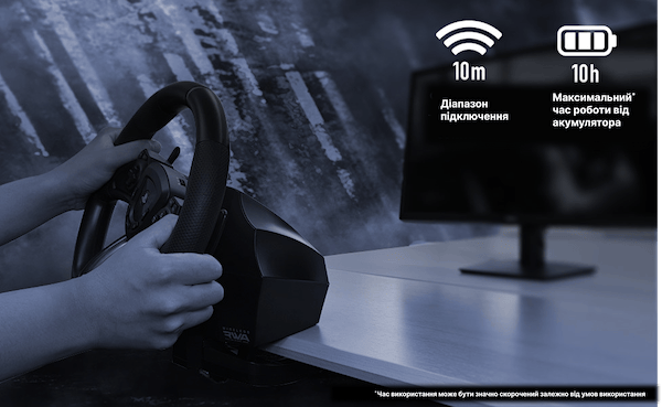 Фото - Руль Hori Wireless Racing Wheel Apex for Playstation 5, PlayStation 4 and PC (SPF-022U)