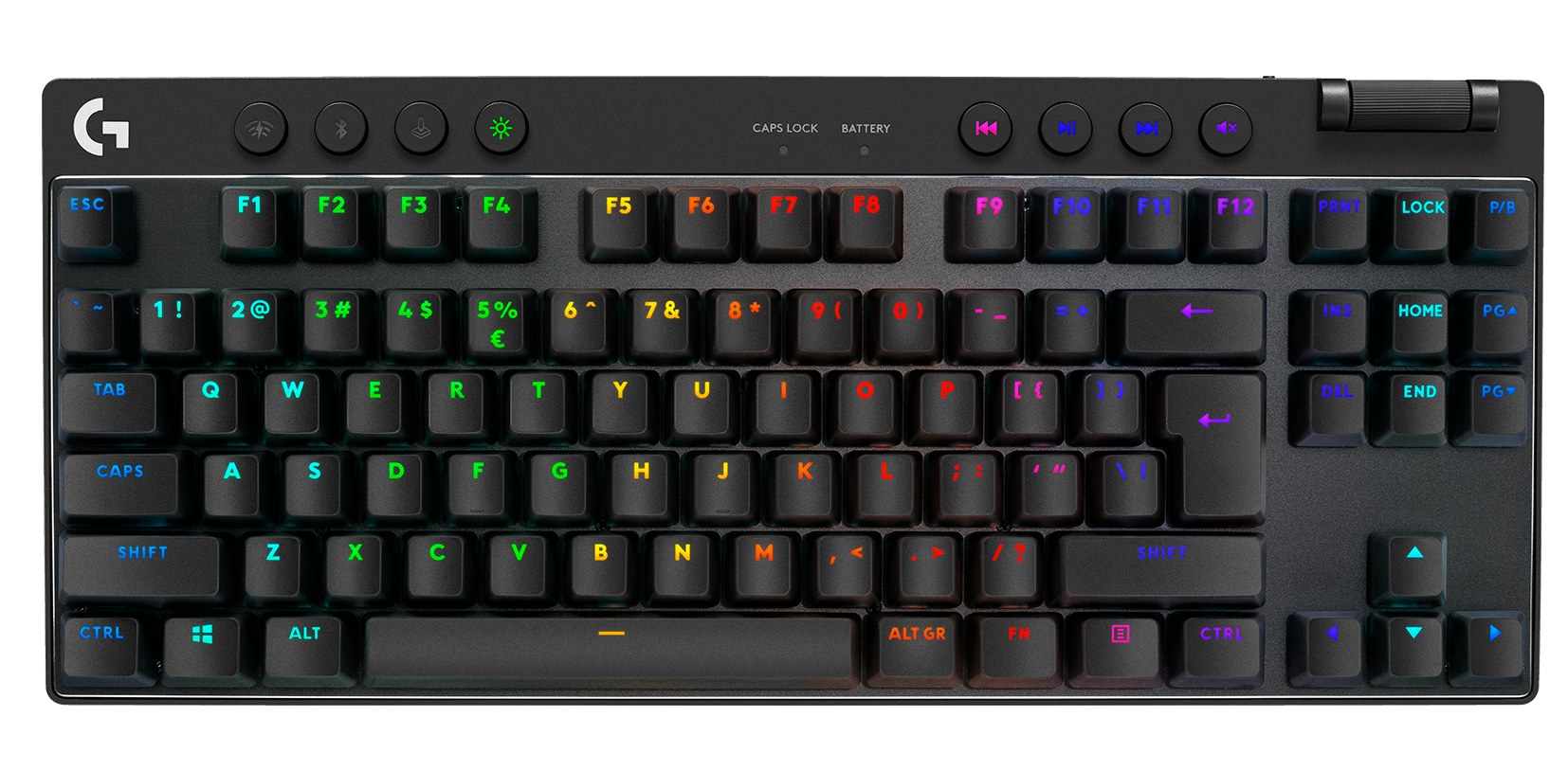 Клавіатура бездротова ігрова Logitech G Pro X TKL LightSpeed Black (920-012136) - Фото 1