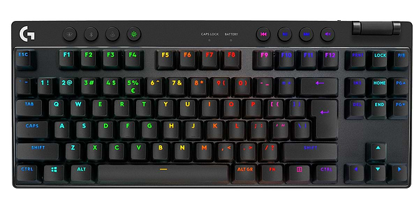 Фото - Клавиатура беспроводная игровая Logitech G Pro X TKL LightSpeed Black (920-012136)
