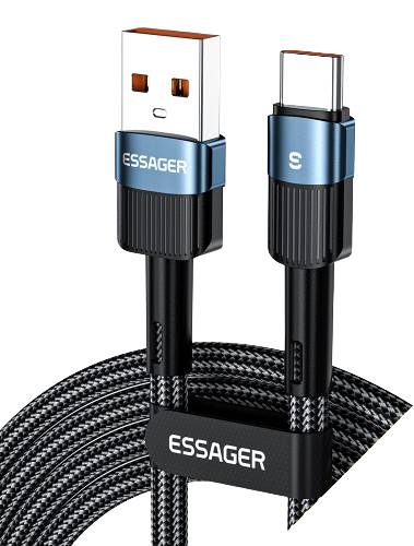 Кабель Essager Star 6A Lightning USB 2m Blue (EXCL-XCA03)