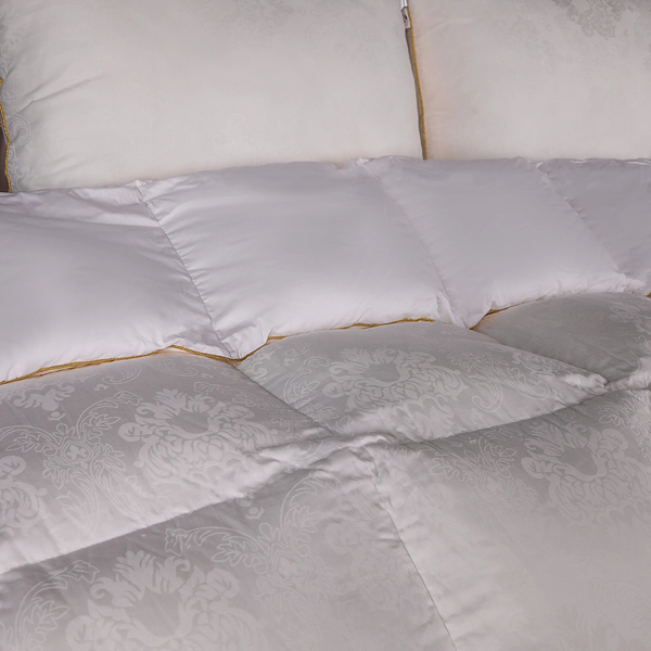 Фото - Ковдра демісезонна полуторна MirSon 140х205 см 100% гусячий пух Ferrero Vanilla (2200011169279)