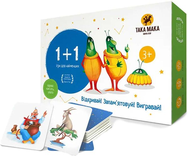 Фото - Настільна гра карткова (3-4 роки) Taka Maka 1+1 (60001-UA)