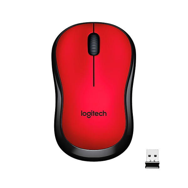 Фото - Мышь беспроводная Logitech M220 Silent Red USB (910-004880)