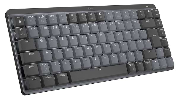 Фото - Клавіатура бездротова Logitech MX Mechanical Mini Illuminated BT Clicky Graphite UA (920-010782)