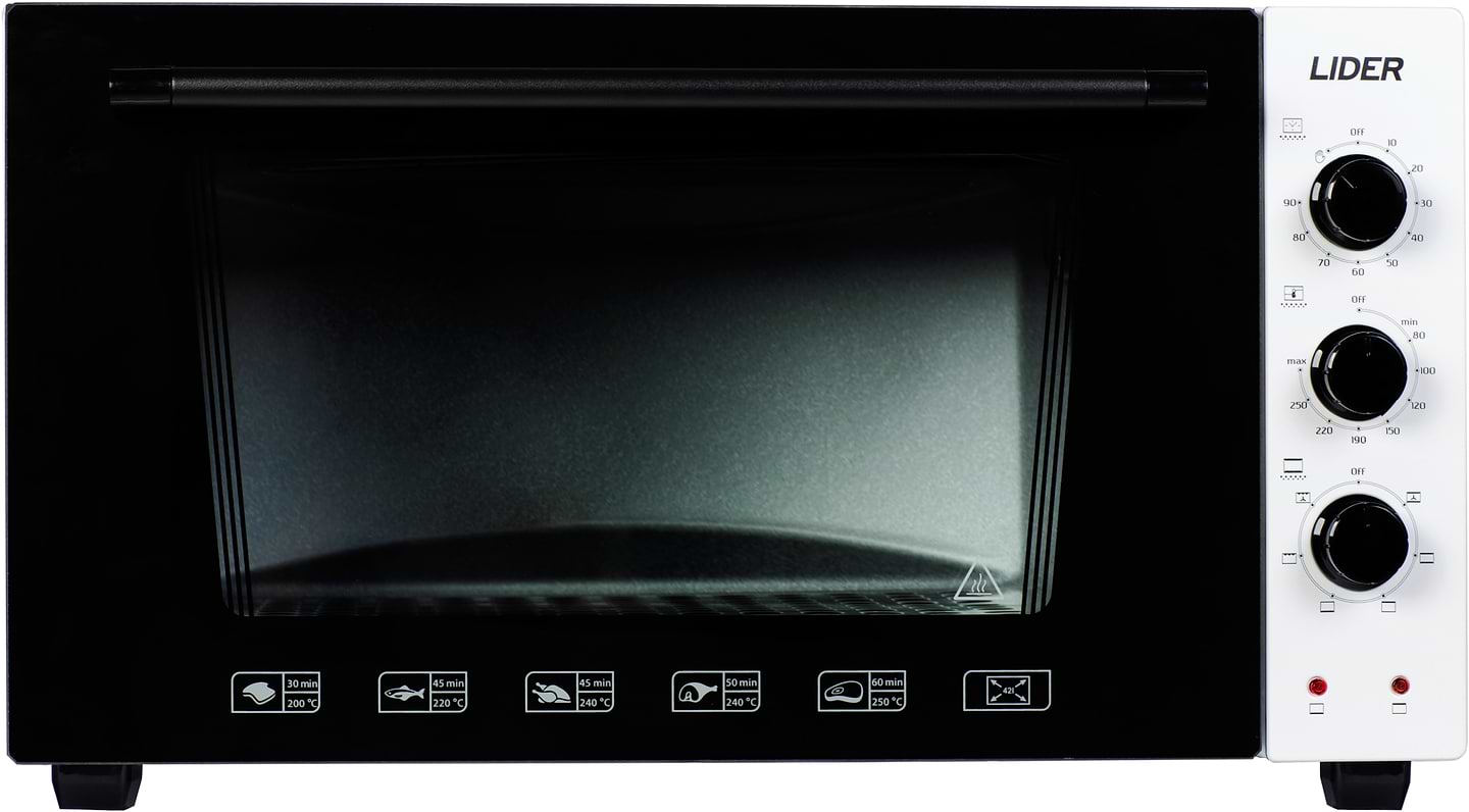 Піч електрична Lider 4223 Lux White-White-White