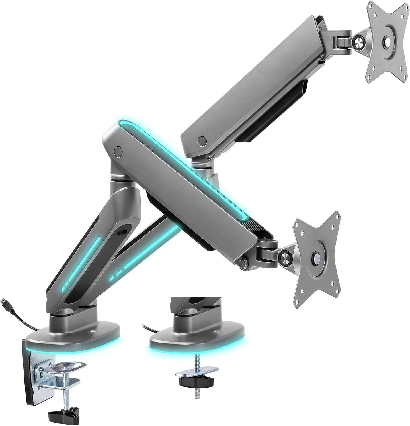 Кріплення настільне OfficePro MA902G plus 17-32" 2-9 кг RGB Gray