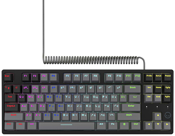 Фото - Клавиатура проводная игровая Lorgar Azar 514TKL EN/UA Mechanical RGB Black (LRG-GK514TKL-BK-UA) Фото - Клавиатура проводная игровая Lorgar Azar 514TKL EN/UA Mechanical RGB Black (LRG-GK514TKL-BK-UA)