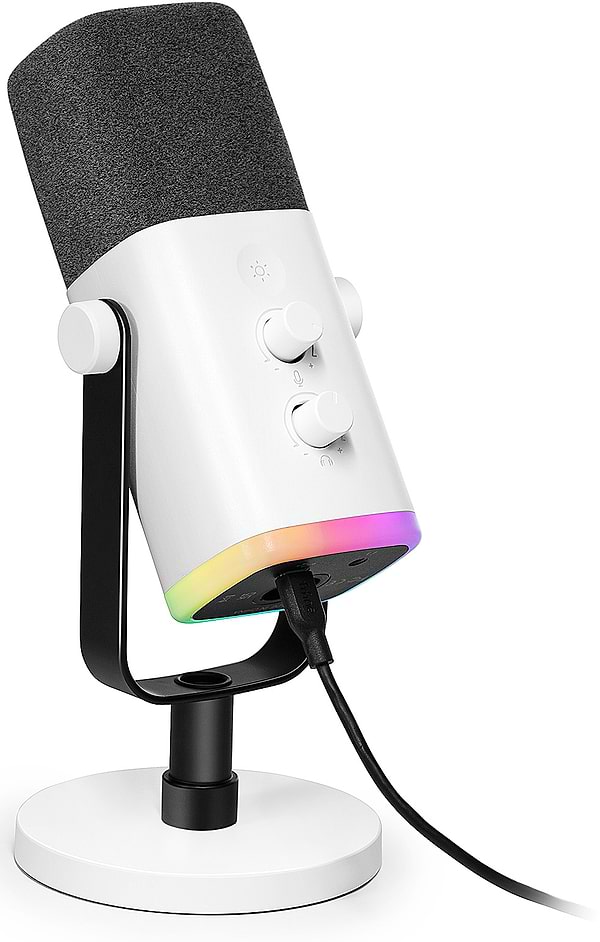 Фото - Микрофон для компьютера проводной Fifine AM8W USB/XLR White