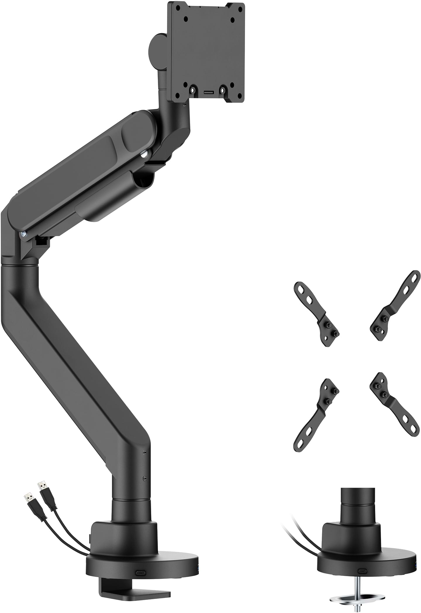 Кріплення настільне OfficePro MAH821B Black - Фото 1