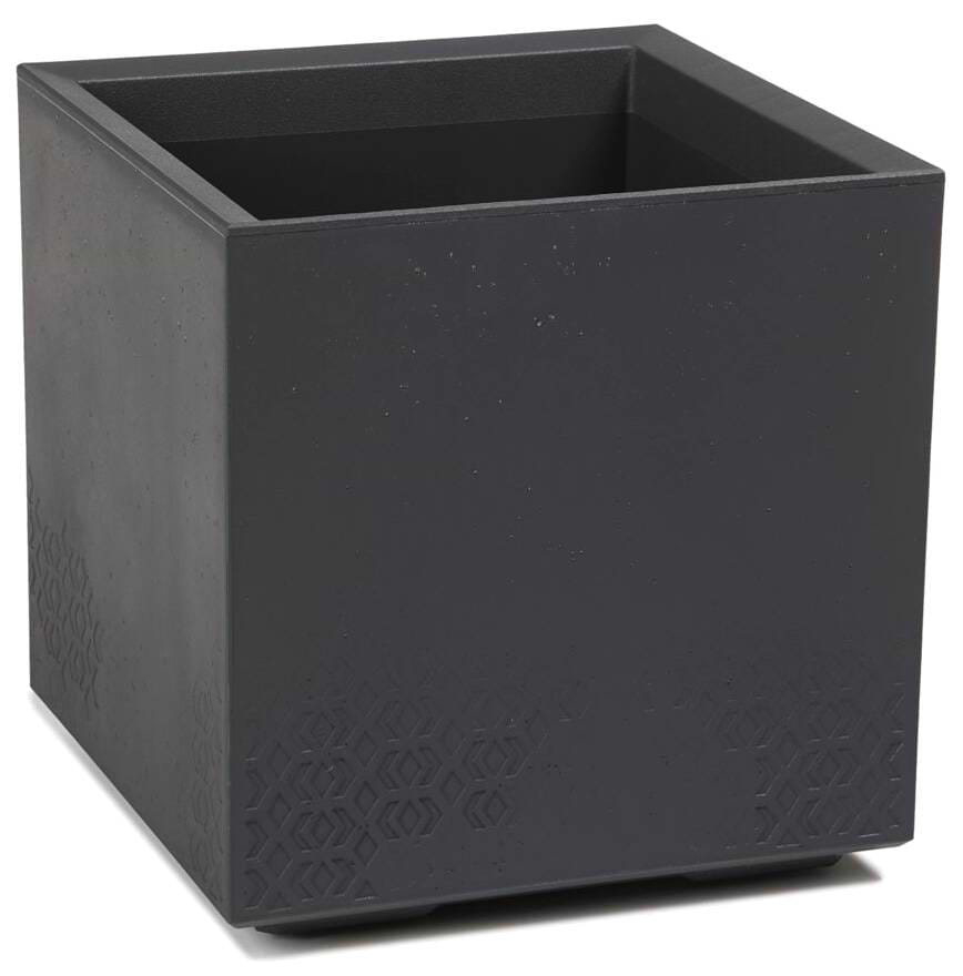 Вазон Lamela KARO 400x400х400 мм антрацит (9829354)