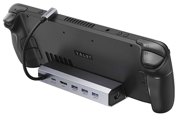 Хаб USB JSAUX 6-в-1 for Steam Deck/OLED/ROG Ally/Legion Go (HB0603) - Фото 1
