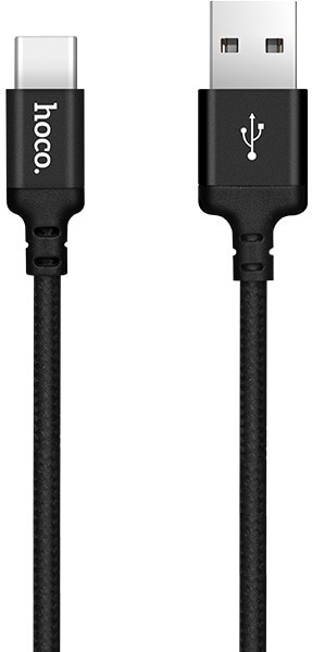 Кабель синхронізації даних HOCO X14 USB to Type-C 3A, 1m Black (6957531062868)