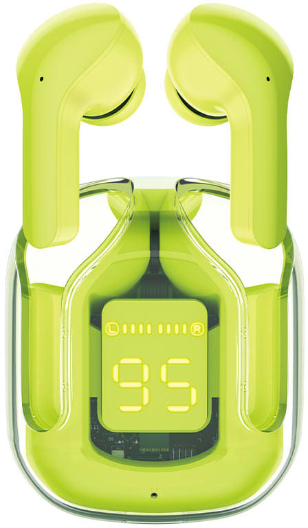 Фото - Наушники вкладыши беспроводные TWS AceFast T6 Youth Green (6974316281573)