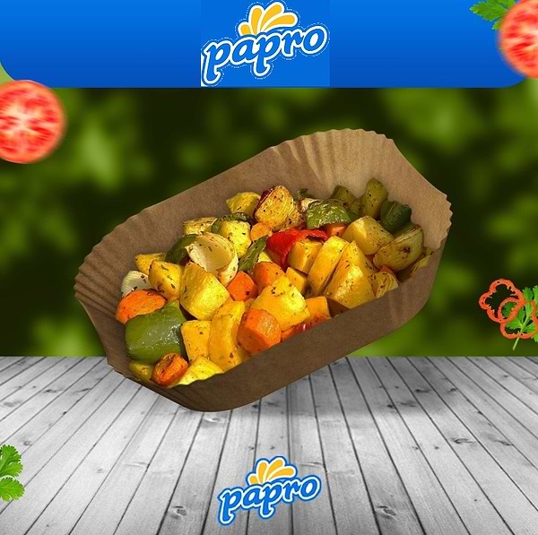 Фото - Пергамент для аэрогриля Papro 16(20)х4.5 см 50 шт. (квадрат №16)