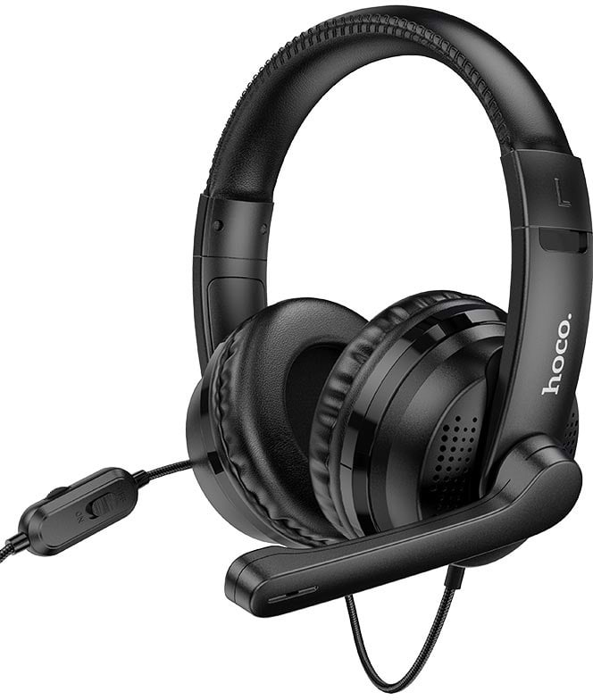 Гарнітура дротова ігрова HOCO W103 Magic tour gaming Black (6931474741615)