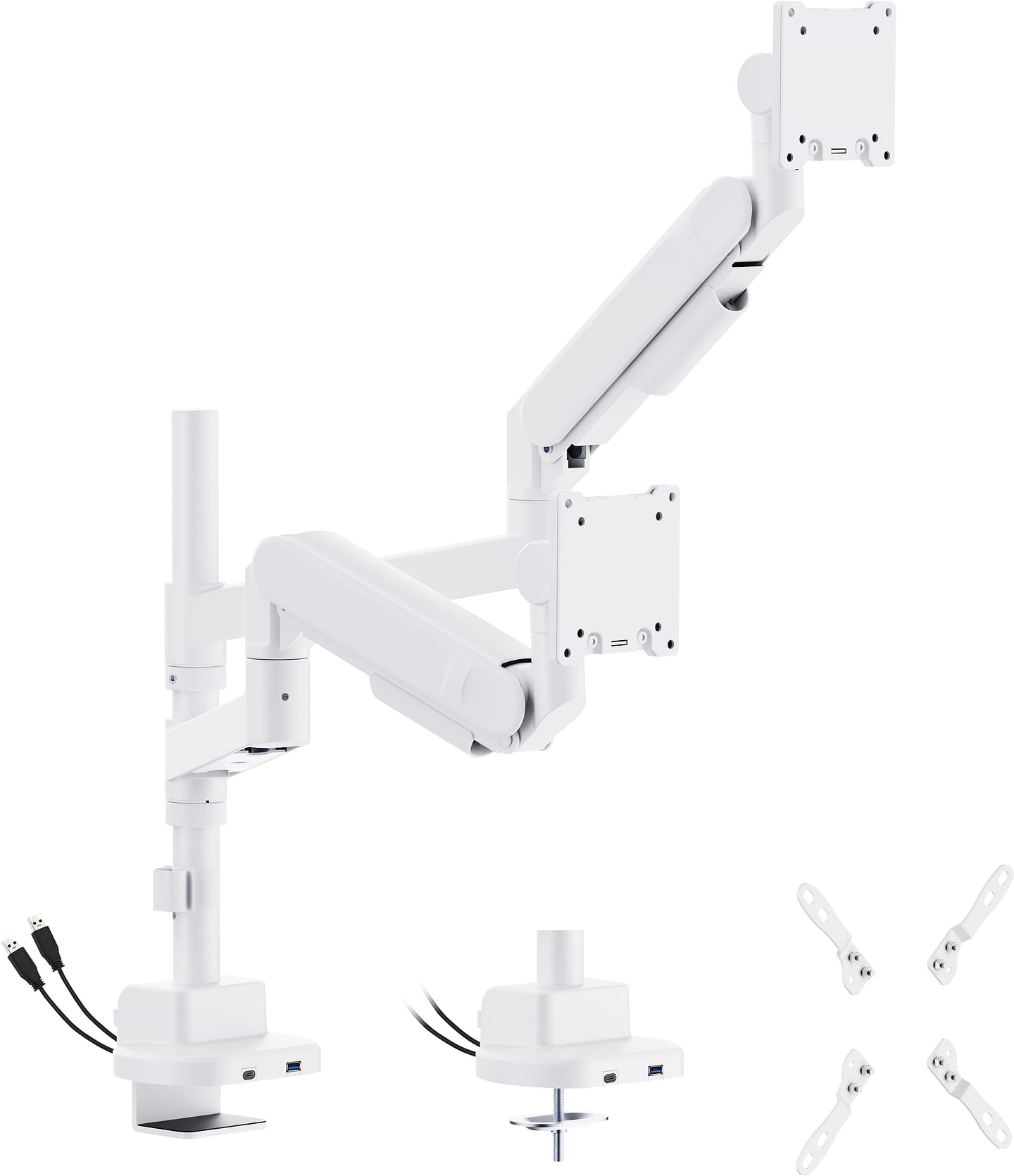 Кріплення настільне OfficePro MAH752W White - Фото 1
