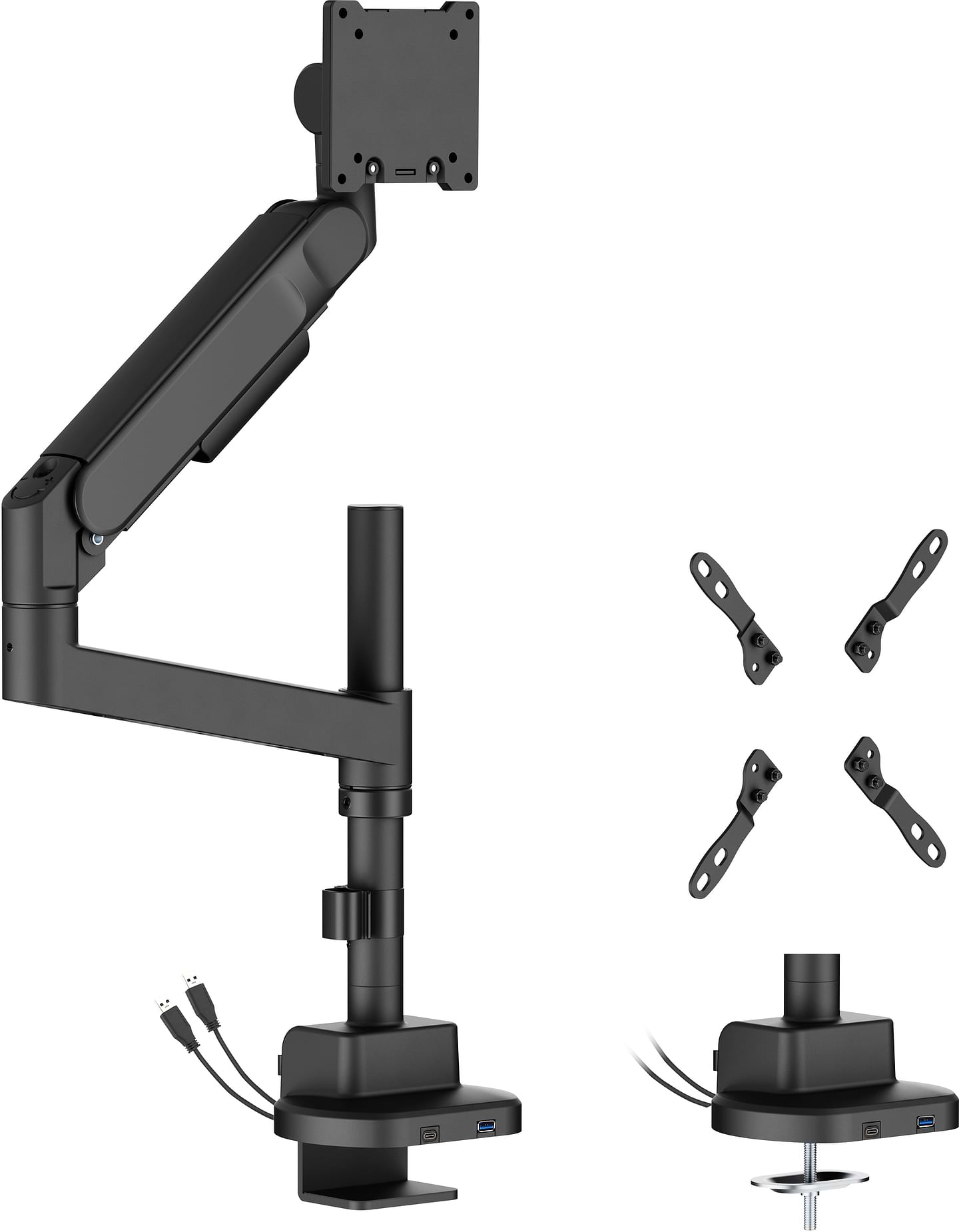 Кріплення настільне OfficePro MAH751B Black - Фото 1